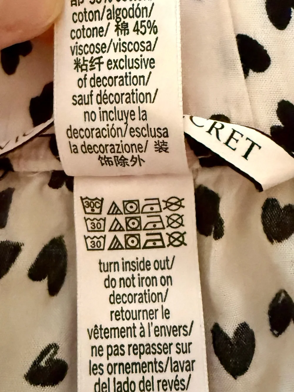 Victoria's Secret Pink 'Love' Tee and Heart-Print Sleep Shorts
